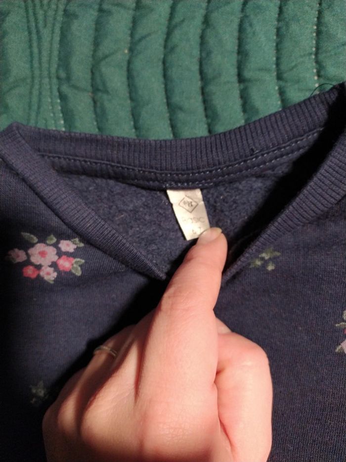 Pull bleu marine tex 6-7 ans - photo numéro 3