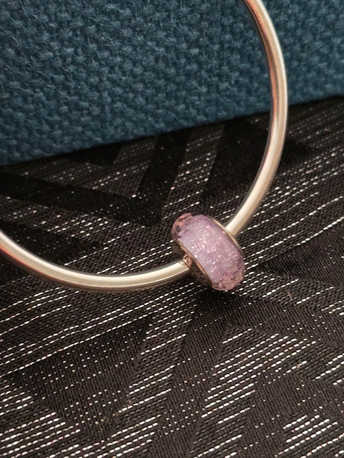 Charm murano violet scintillant pandora - photo numéro 3