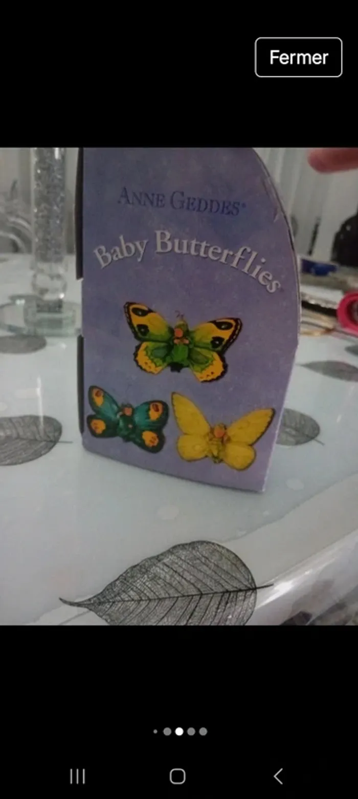 Baby butterfflies de Anne geddes jouet vintage des années 2000 - photo numéro 3