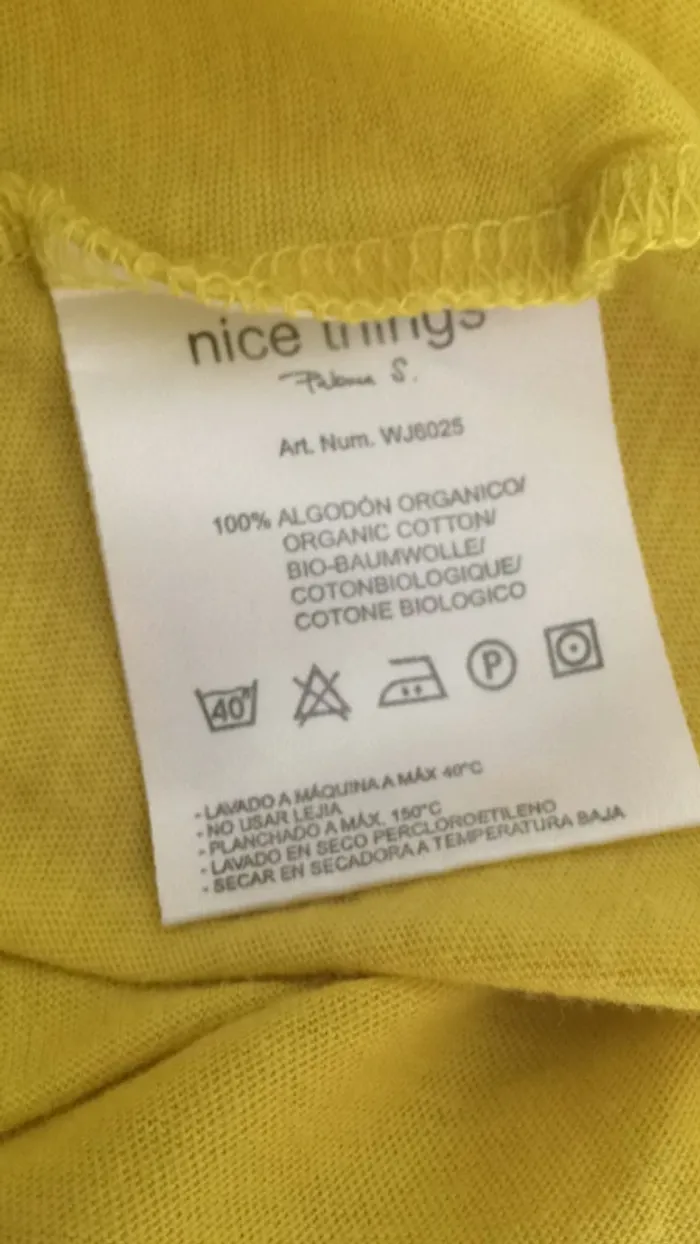 Top été jaune coton Nice Things - photo numéro 4