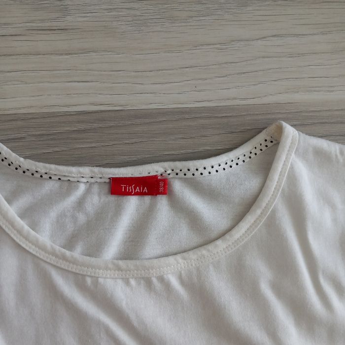 Chemise de nuit blanche imprimée Tissaia taille 38 - photo numéro 2