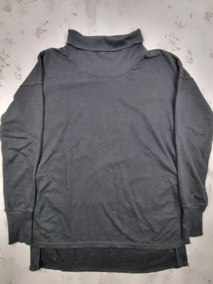 Pull col roulé noir Champion – Taille L Femme (mesures en photos) - photo numéro 3