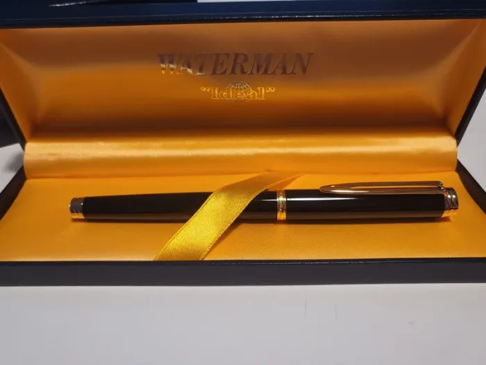 Stylo plume waterman plume or 18k - photo numéro 2