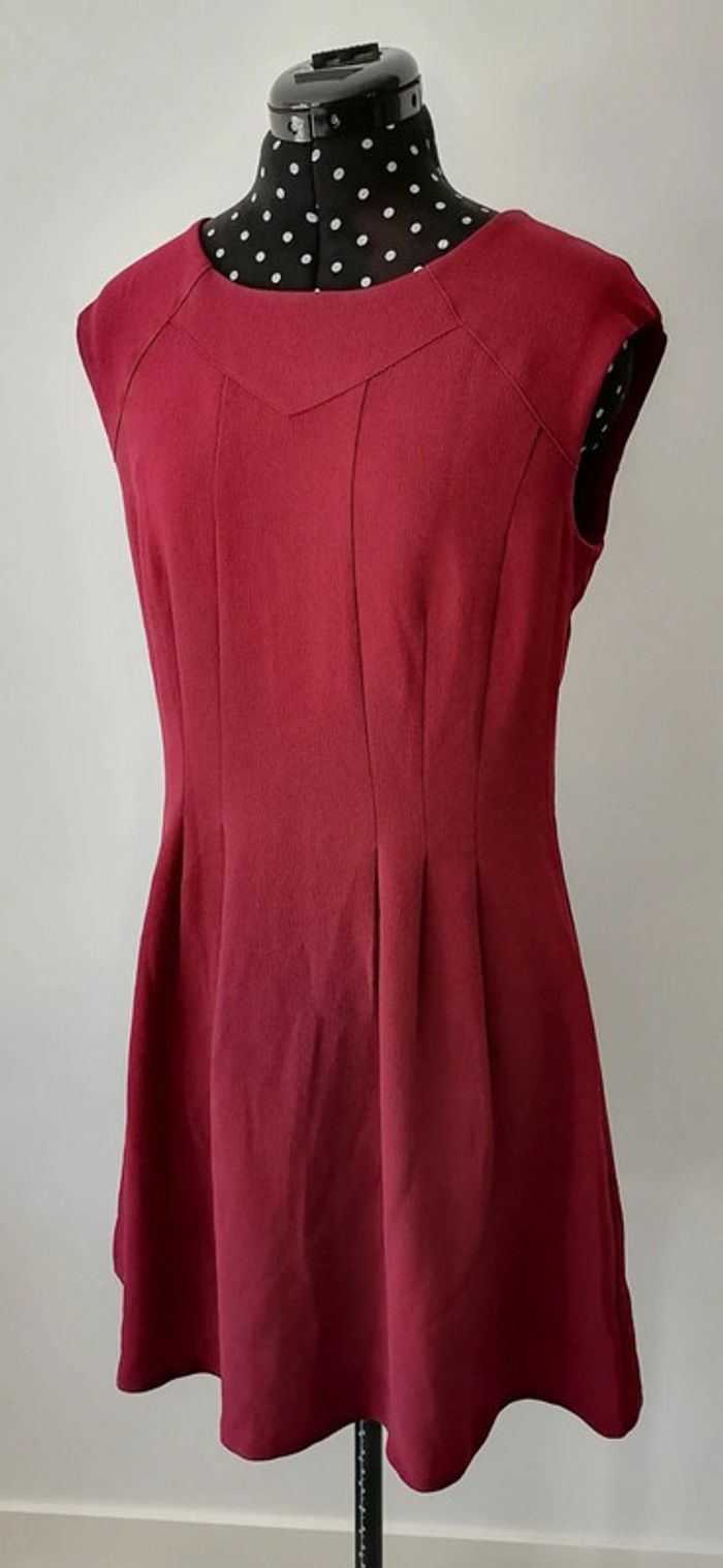 Robe rouge bordeaux unie Taille 38 Comptoir des cotonniers - photo numéro 7