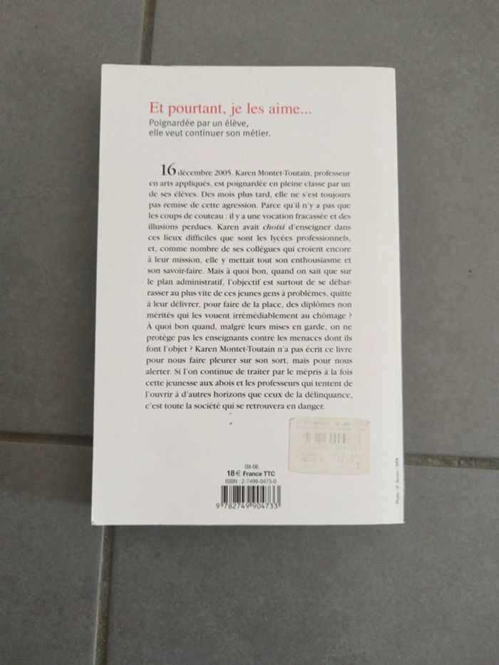 Livre "Et pourtant, je les aime" - photo numéro 2