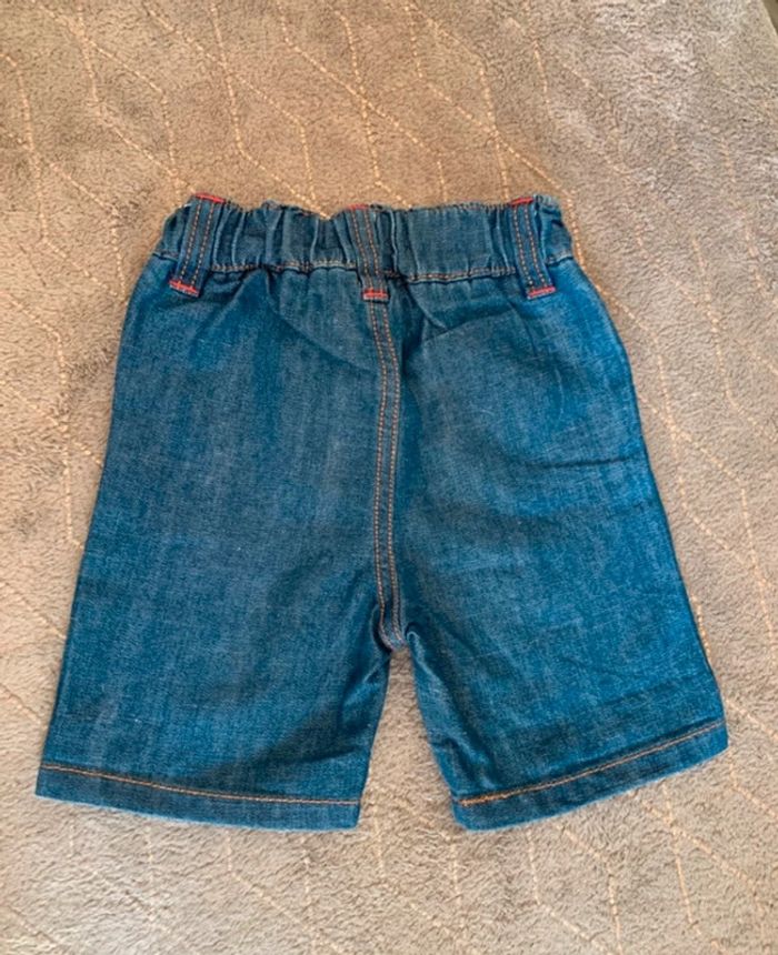 Short en jeans garçon taille 6 mois - photo numéro 3