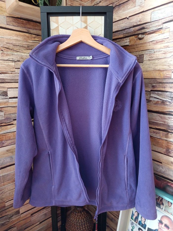 Veste polaire chaud violet - photo numéro 7