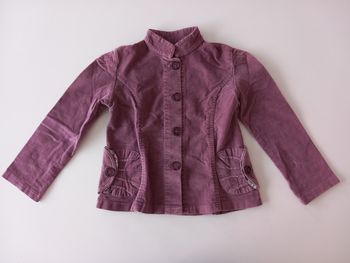 Veste en velours mi-saison