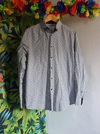 Chemise slim fit fleurie