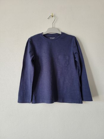 T-shirt marine Vertbaudet 5 ans TBE