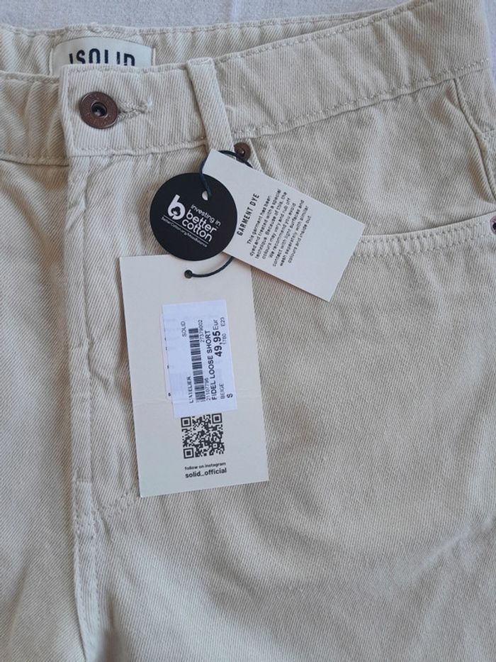 Short jean coton ! Solid modèle Owen loose fit neuf avec étiquette - photo numéro 2