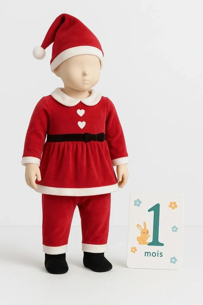 Tenue de Noël bébé Marque Inextenso Taille 1 mois