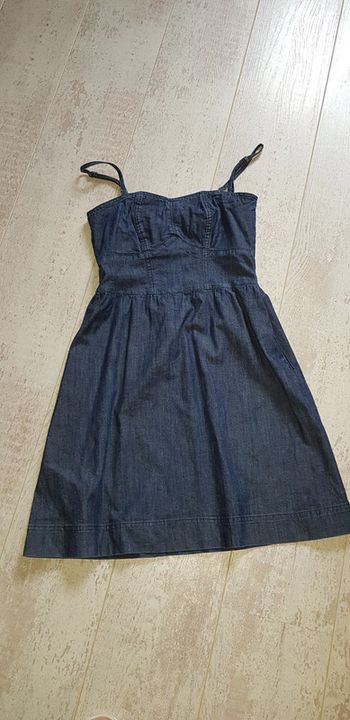 Robe Jean à bretelles