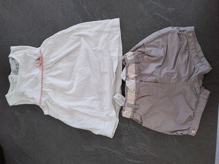 Ensemble été débardeur et short 18 mois