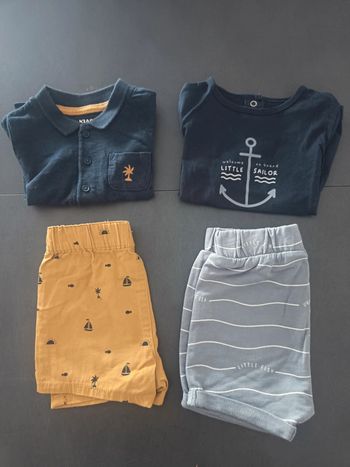 Kiabi – Lot de 2 ensembles bébé 6 mois