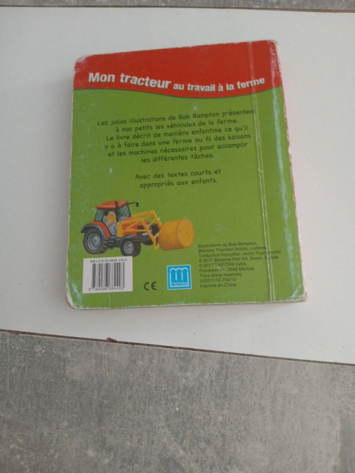 Livre mon tracteur au travail à la ferme - photo numéro 2