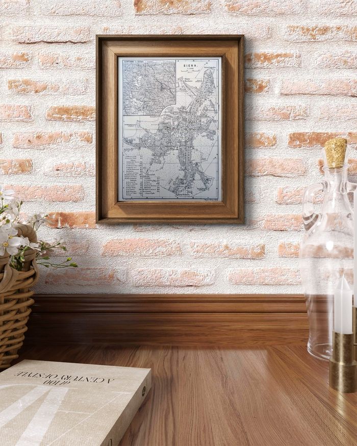 Imprimée en 1894, Sienne (Siena), Italie. Original Vintage Authentique. - photo numéro 4