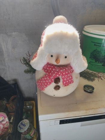 Décoration  Noël  "Bonhomme  de  neige"
