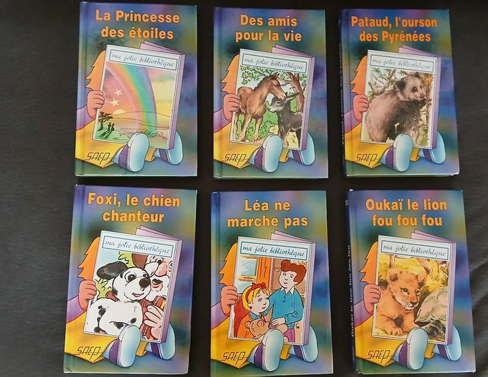 Lot 6 livres enfants