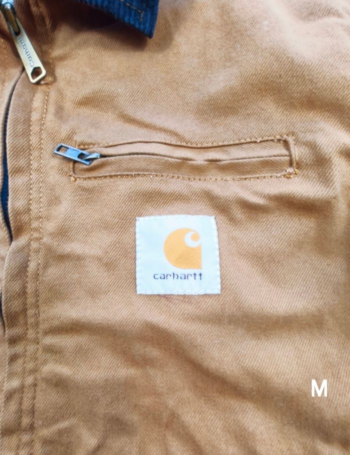 Veste caharrt marron clair taille M neuve - photo numéro 4