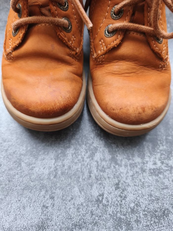 Kickers marron en cuir - photo numéro 2