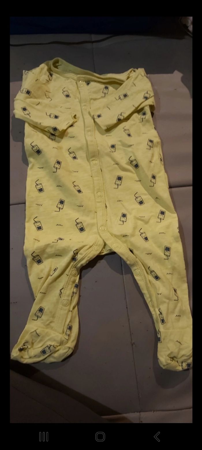 Pyjama ete bodie hiverd 3 mois gemo - photo numéro 3