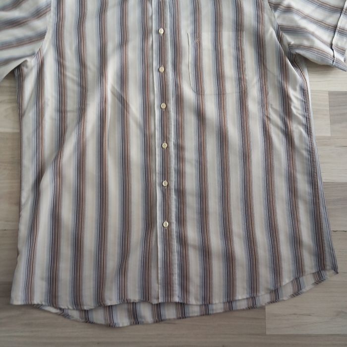 Chemise rayée homme à manches courtes Jean Chatel taille 42 - photo numéro 4