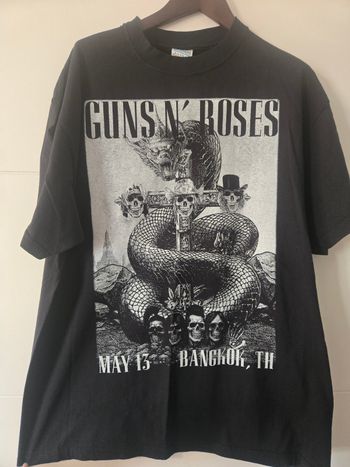 T-shirt rétro Guns N roses thailand rock vintage XL