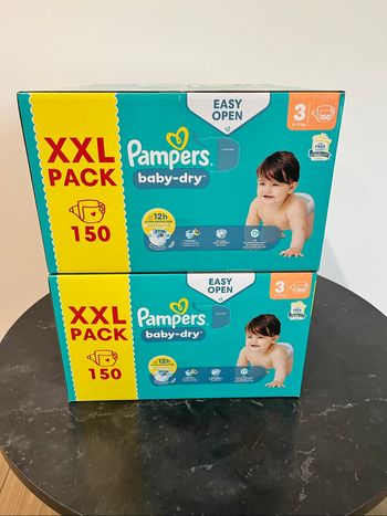 Pampers Baby-Dry Taille 3  – 300 couches
