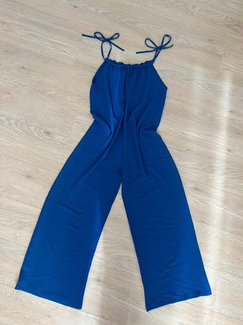 Combinaison femme bleu électrique – portée 1 fois – Made in Italy