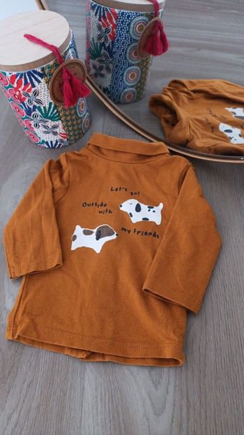 Pull col roulé  🐶 1 mois