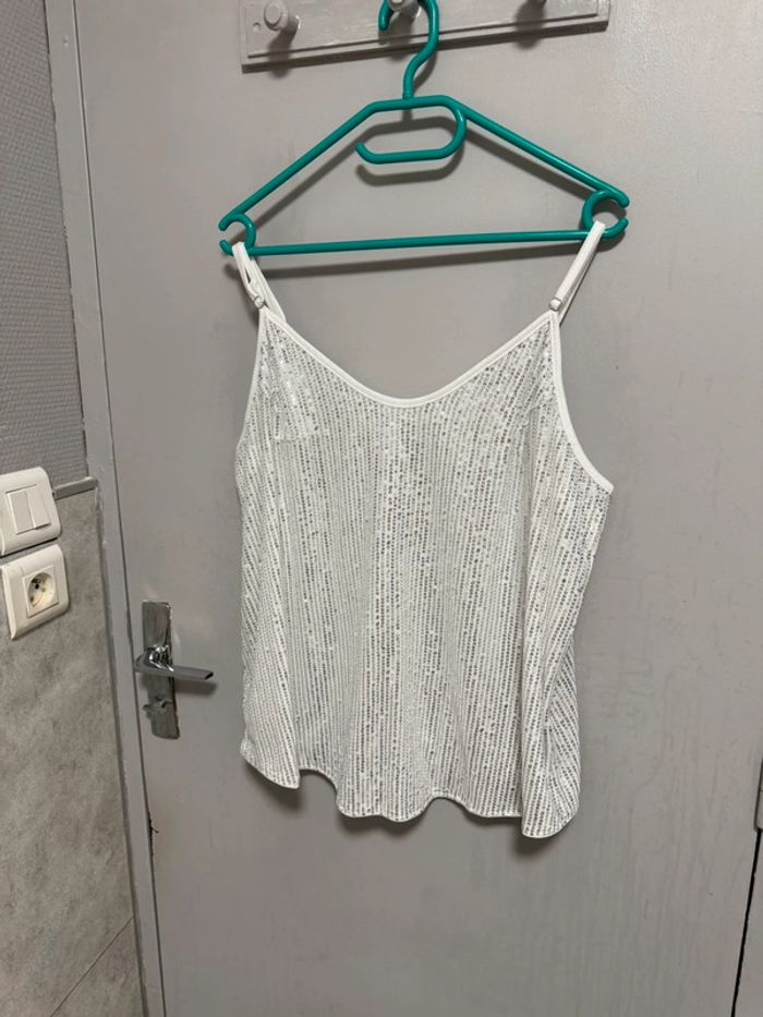 Débardeur à strass taille 0XL