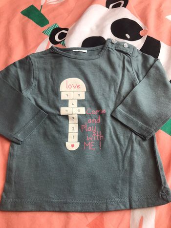 T-shirt manches longues 6 mois