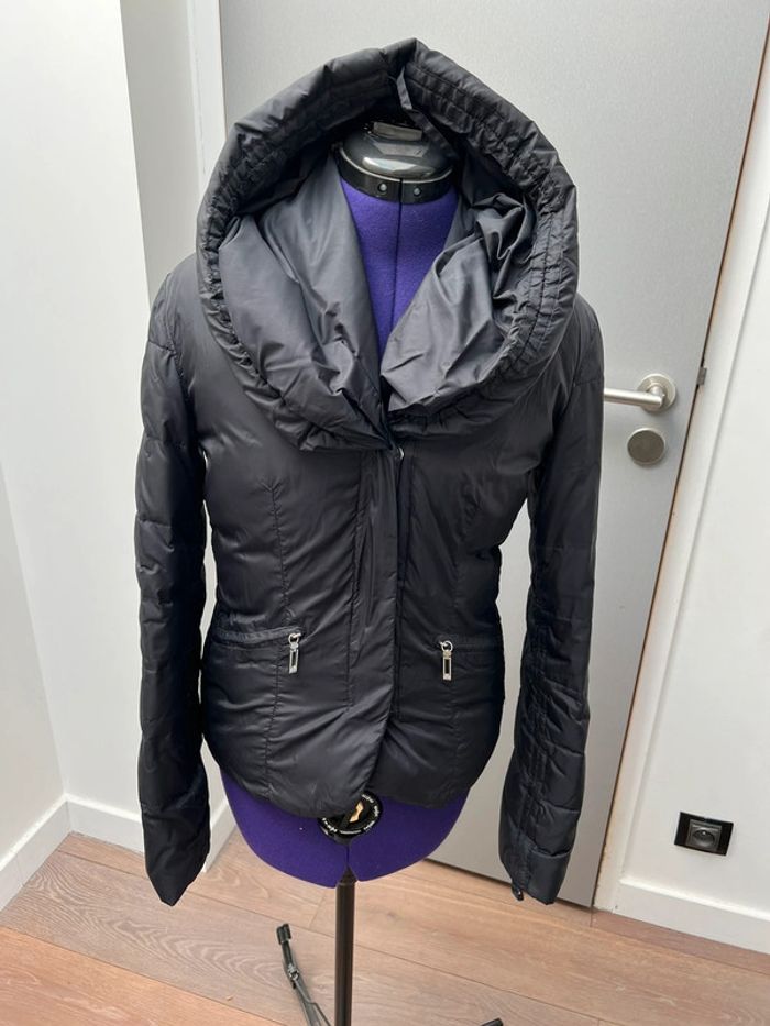 Doudoune à capuche duvet d’oie