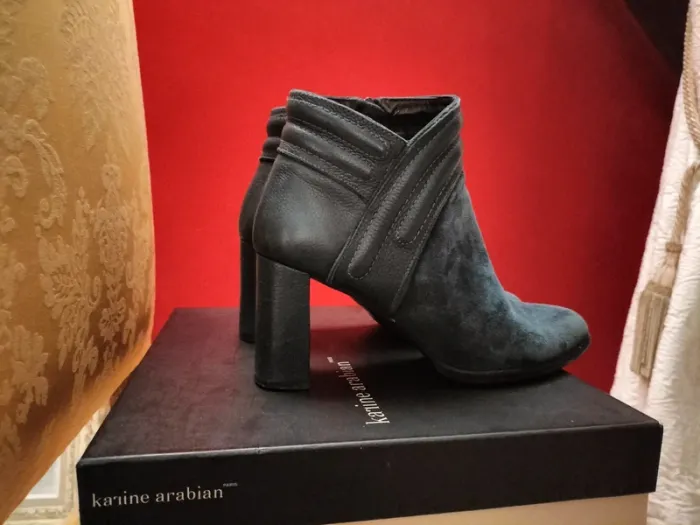 Bottines Karine Arabian - bleu pétrole/bleue marine - photo numéro 5