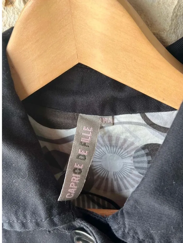 Veste de printemps - 100% coton- Fille 14 ans (XS)- Caprice de Fille - photo numéro 3