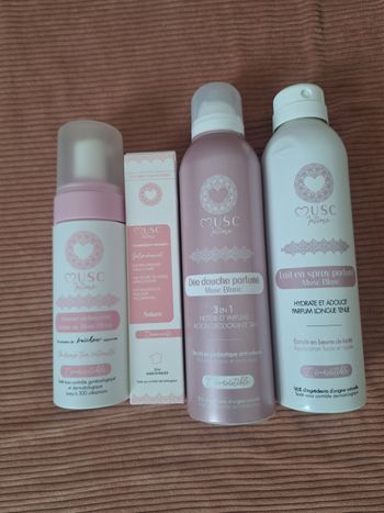 Lot de produits Musc intime Musc Blanc 