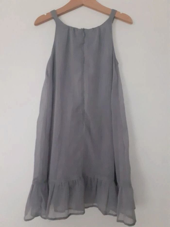 Robe fille été 7 / 8 ans grise marque 3 pommes - photo numéro 3