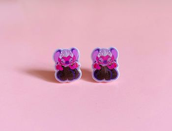 Boucles d’oreilles Fait Main Halloween Stitch Ursula
