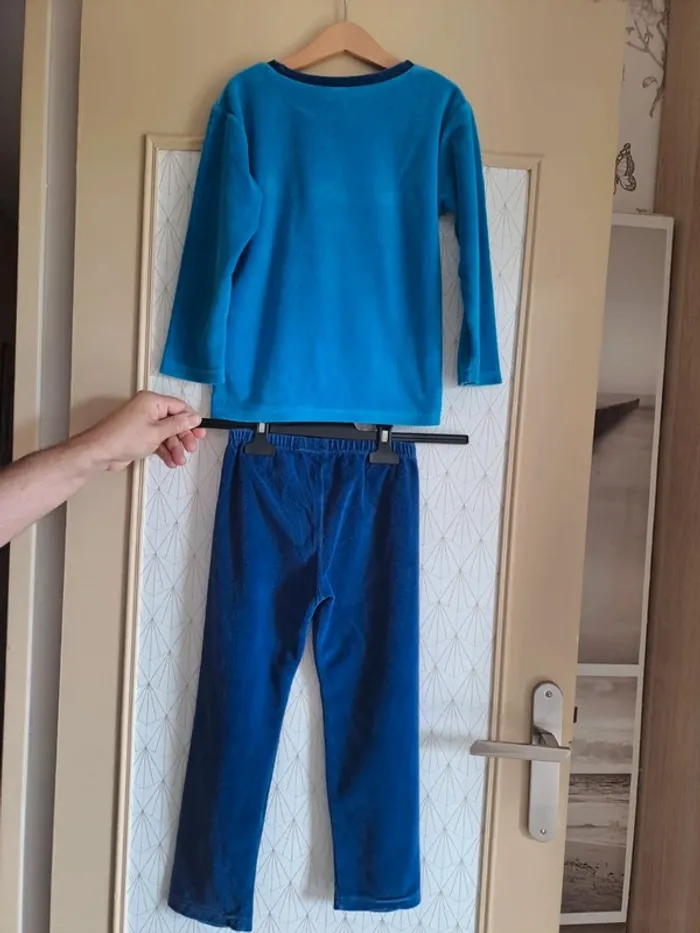 Pyjama garçon velours chaud Babou tbe dessin craquelé 6 ans - photo numéro 6