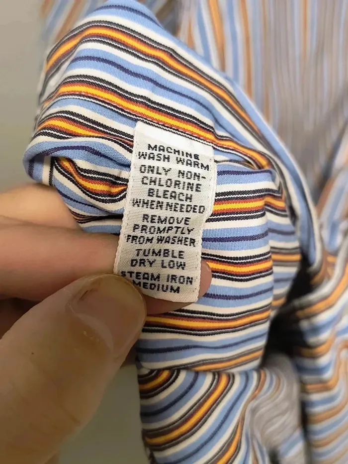 Chemise Ralph Lauren Classic Fit rayée multicolore – XL – Style Vintage Y2K - photo numéro 5