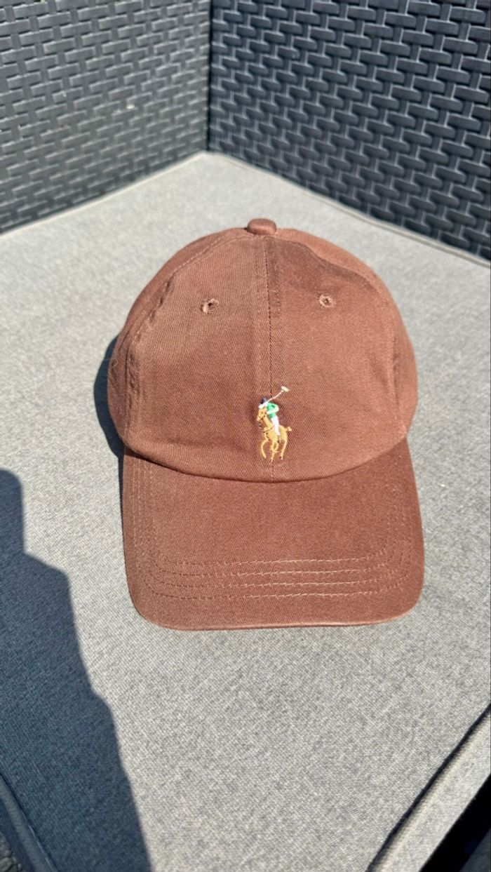 Casquette Ralph Lauren marron - photo numéro 1