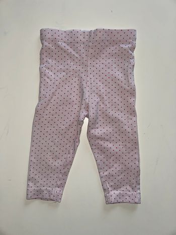 Lot 2 legging fille 9 mois