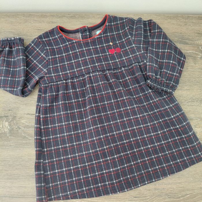 Obaïbi - robe à carreaux 18 mois