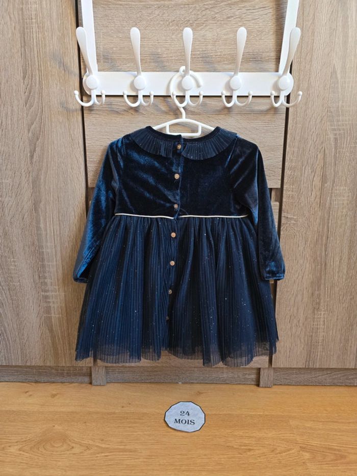 Vêtement Bébé Fille - Robe bleu - Sergent Major- 24 mois 86 cm - photo numéro 7