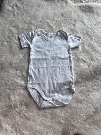 Bodies manches courtes blanc