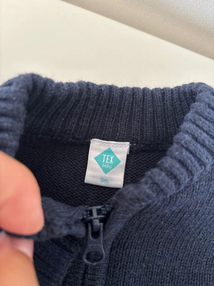 Lot de 2 pull et gilet à zip 3M Tex baby - photo numéro 4