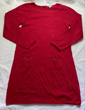 robe CdeC rouge framboise 12 ans