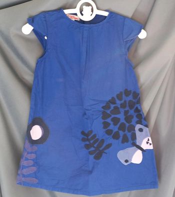 Robe dpam bleu papillon  t5