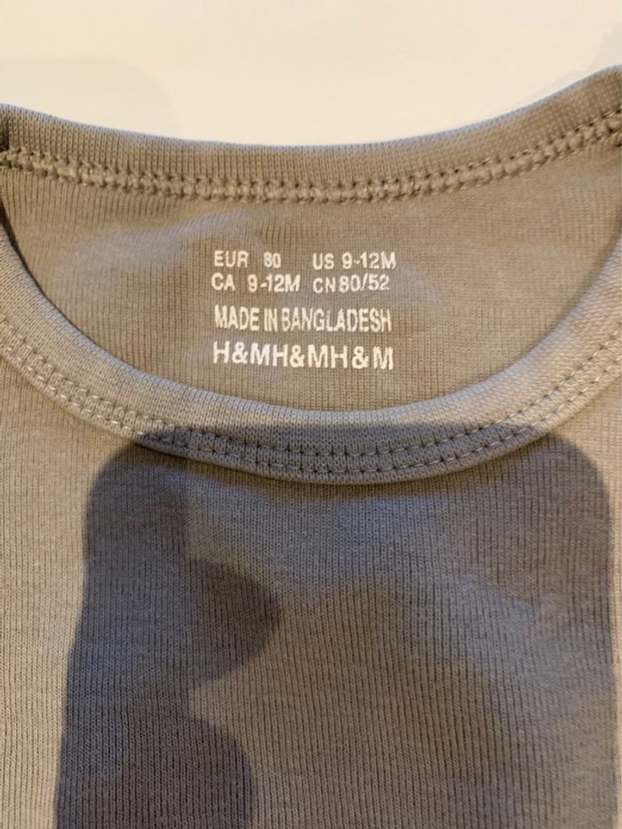 Ensemble bébé garçon H&M 9-12 mois - photo numéro 3